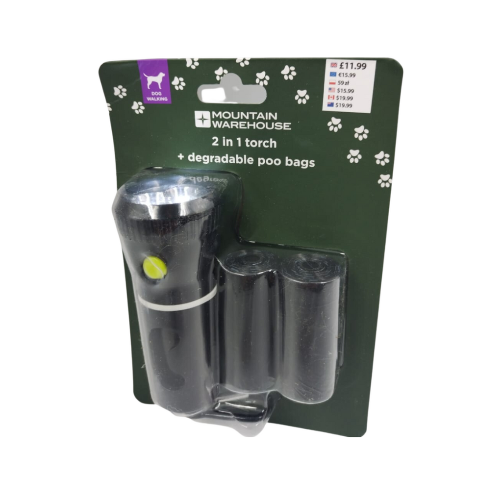 2 in1 Torch + degradable Poo Bag