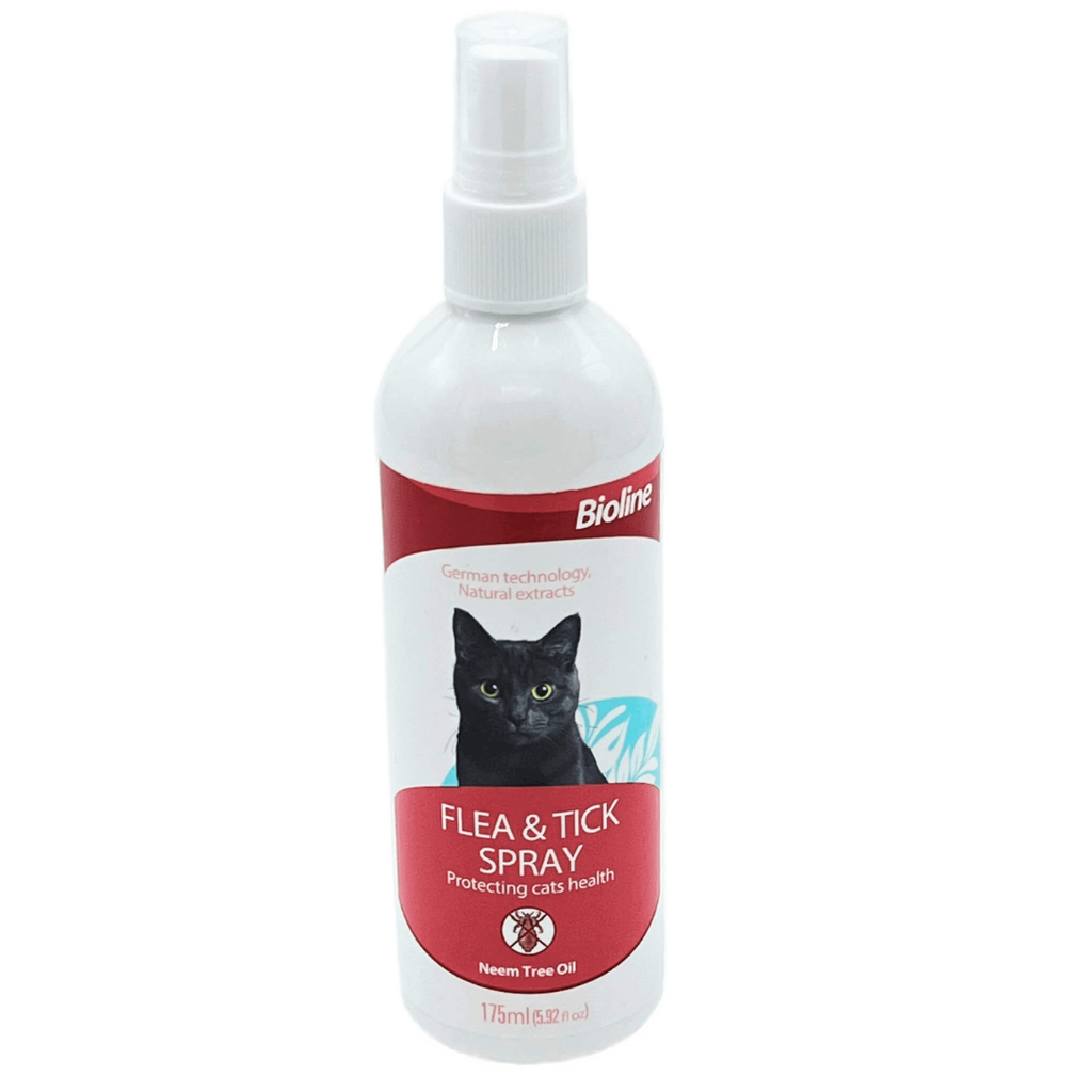 Bioline Flea and Tick Spray for Cats (175ml)