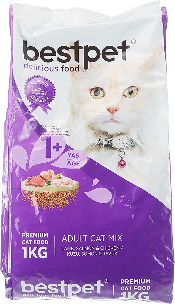 Bestpet mix three color dry food 1kg