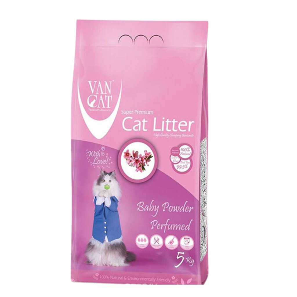 Baby Powder Scented Cat Litter - VanCat
