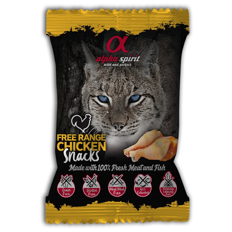 Cat Free Range Chicken Snacks - Alpha Spirit