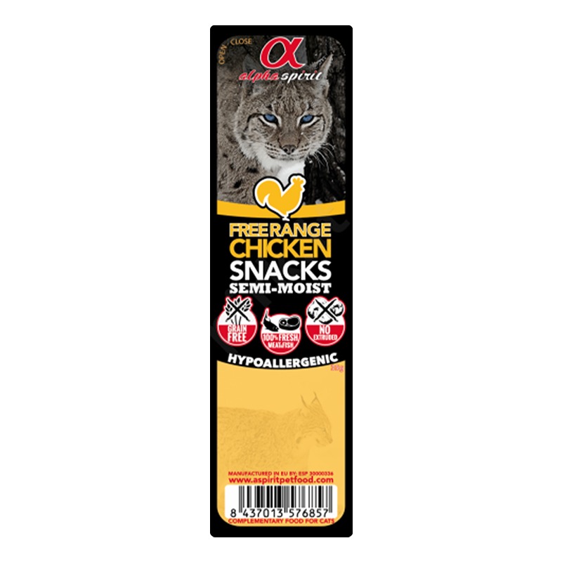 Cat Free Range Chicken Snack 35g - Alpha Spirit