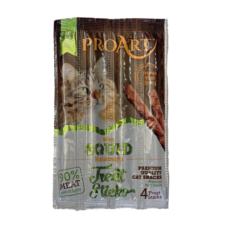 Cat Treat Sticks With Squid Kalamari