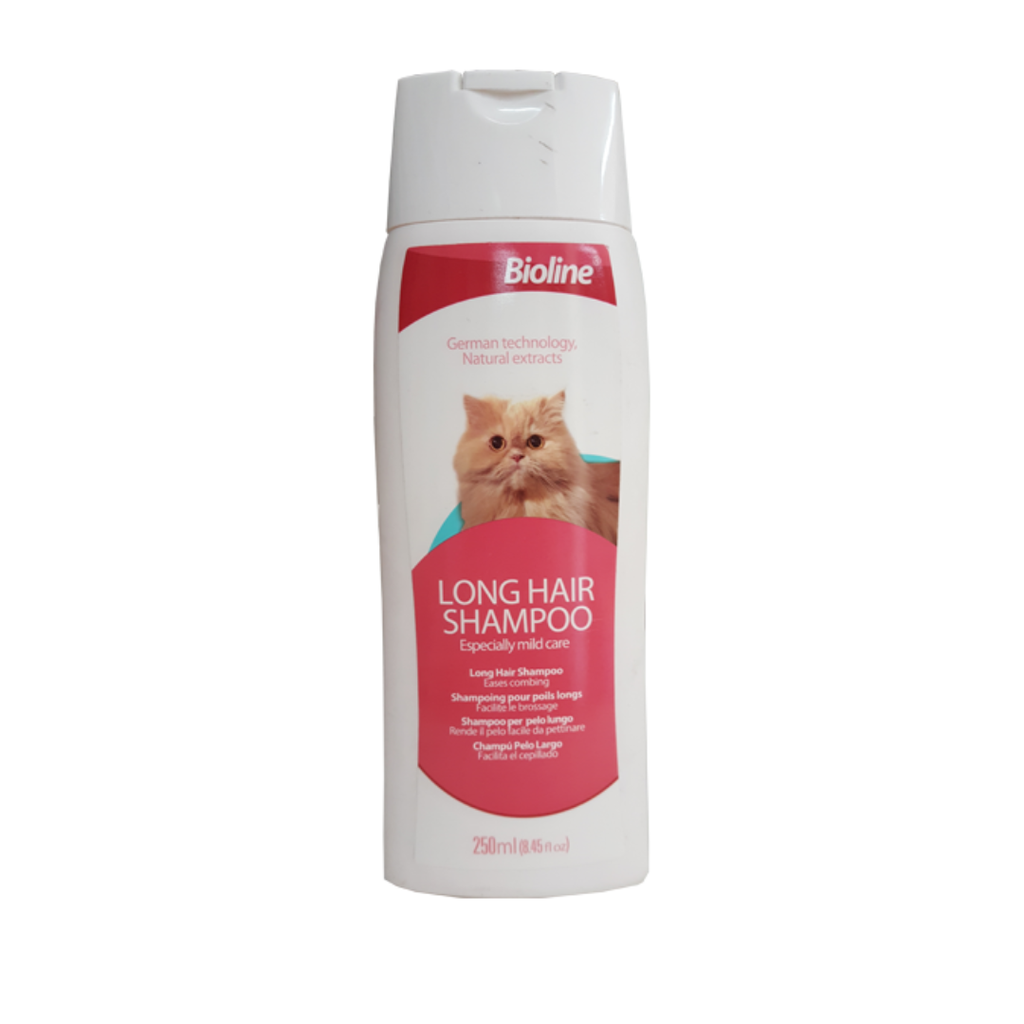 Long Hair Shampoo for Cats 250ml - Bioline