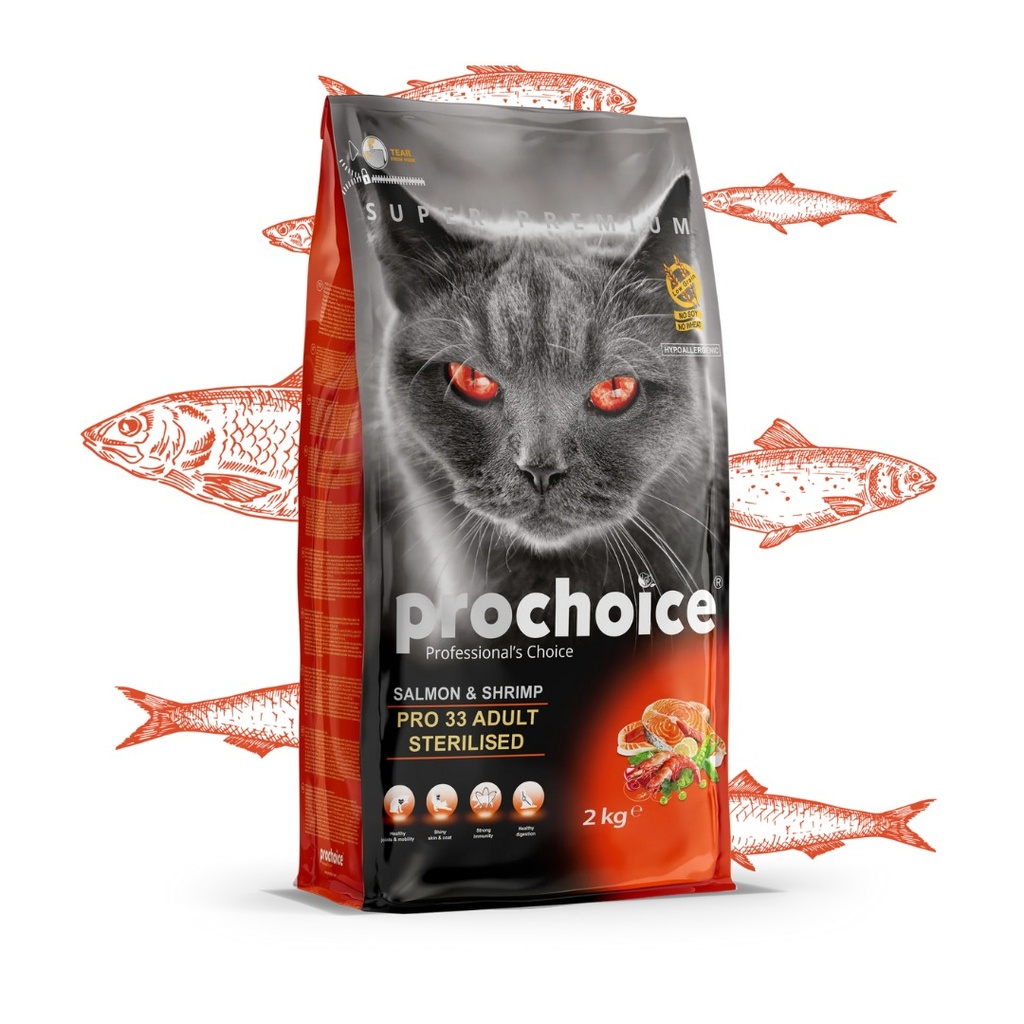 ProChoice 33 Salmon & shrimp 2Kg