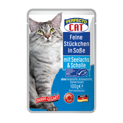 Perfecto Cat Fine pieces with MSC Pollock & MSC Plaice