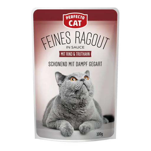 Perfecto Cat Fine Ragout Beef & Turkey