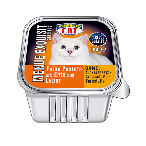 Perfecto Cat Menue Exquisit Duck & Liver