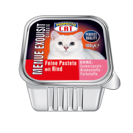 Perfecto Cat Menu Exquisite Beef 100g