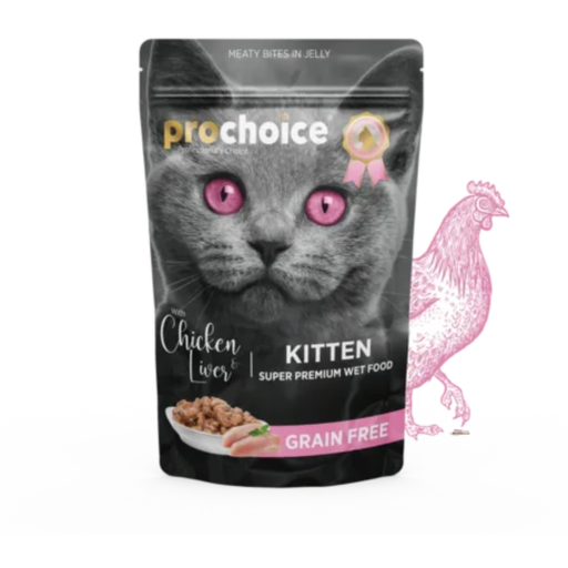 PROCHOICE Wet Cat Food With Chicken & Liver