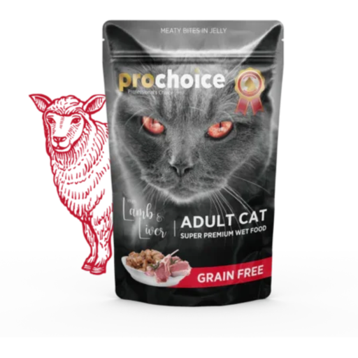 ProChoice Adult Cat Lamb With Liver 85G