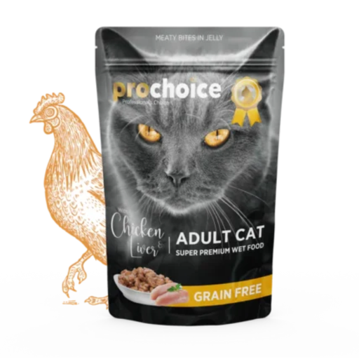 ProChoice Adult Cat Chicken & Liver 85G