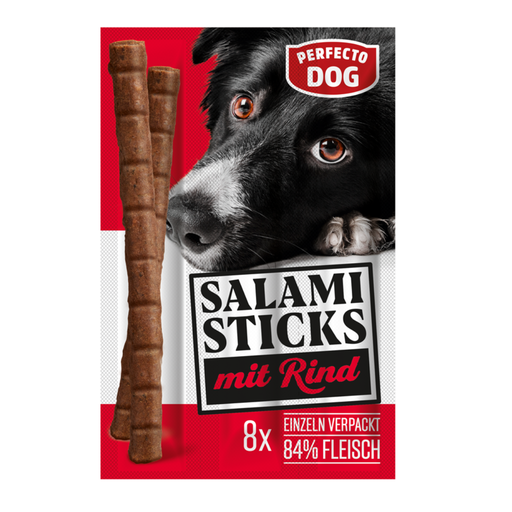 Perfecto Dog Salami Sticks Mit Rind 88g