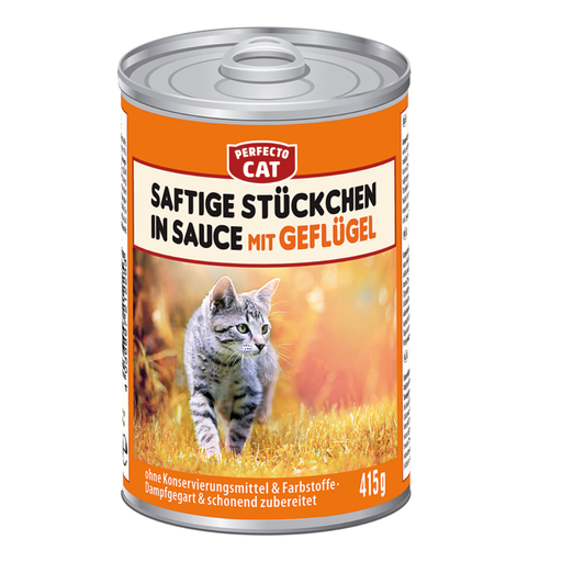 Perfecto Cat With Poultry-Can